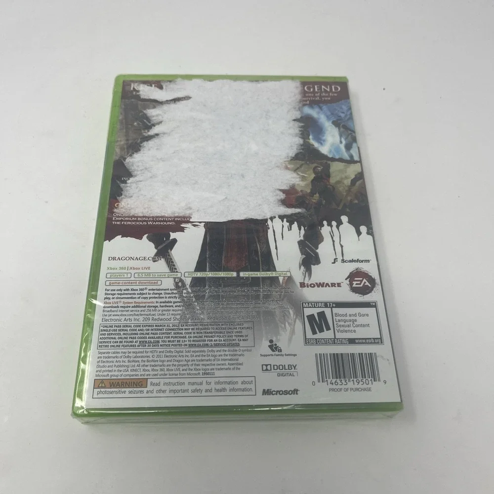 Dragon Age II (Microsoft Xbox 360, 2011). Brand New/Sealed*